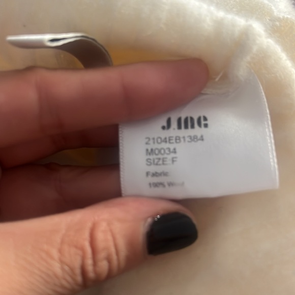 J.ING Ivory 100% Wool Cardigan OS - Picture 7 of 7
